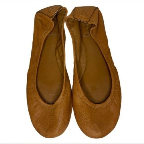 Tory Burch Shoes - Brown Tory Burch Flats - Ballet Flats for Women - Flat Shoes Women -Womens Flats
